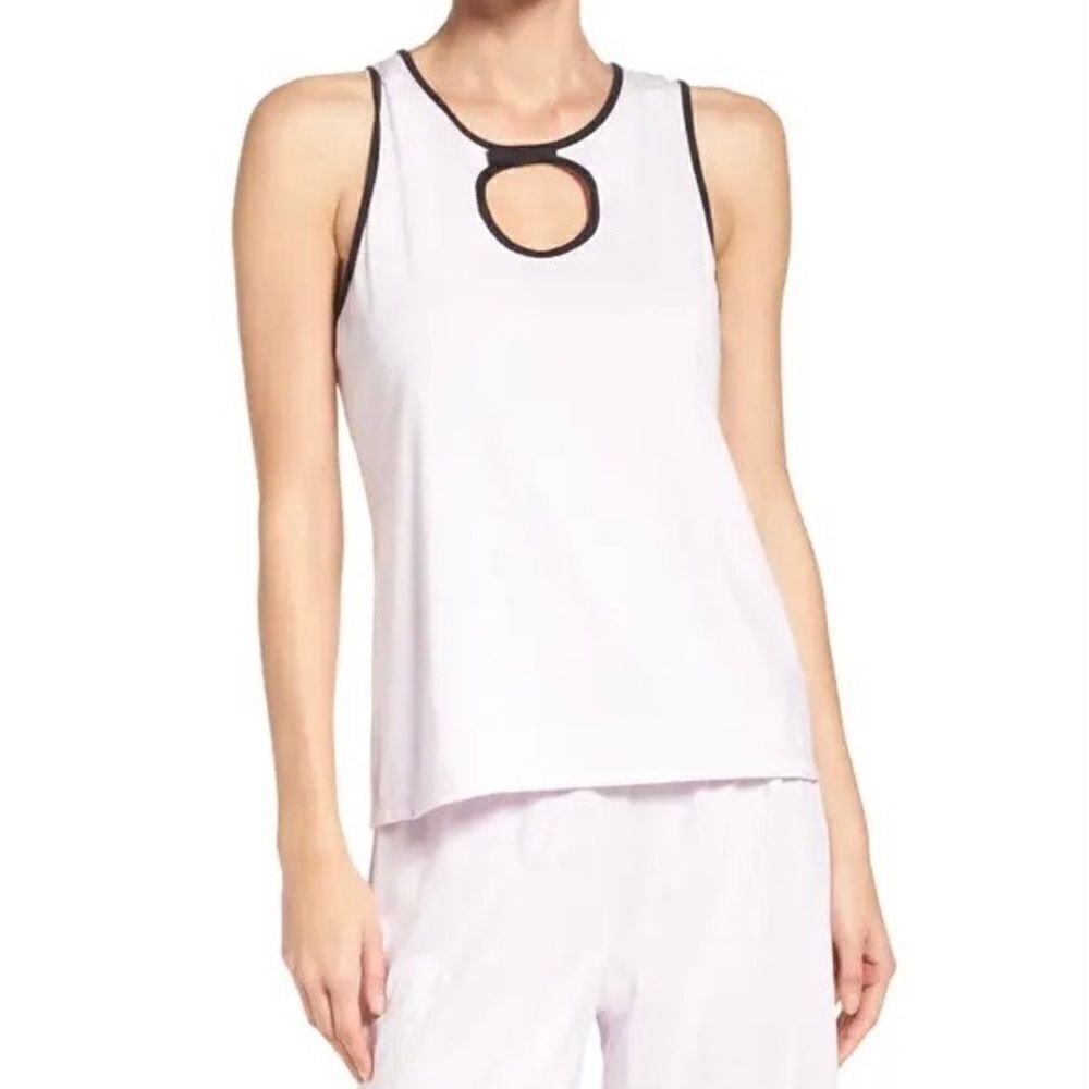 KATE Spade Purple Keyhole Bow Pajama Tank Top M